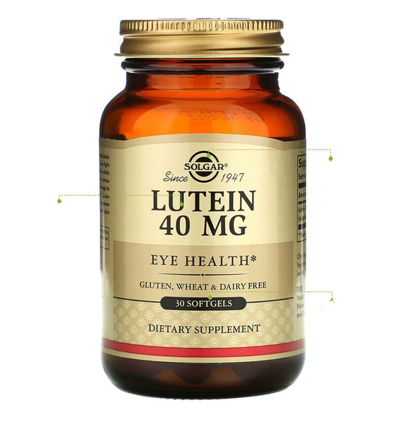 Solgar Bilberry Ginkgo Eyebright Complex Plus Lutein 30 капсул - купить ...