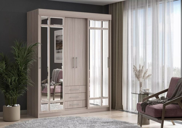 Шкаф-купе Пространство Уюта Шкаф купе Калипсо, 170x61x220 см - купить ...