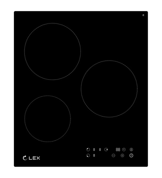 Электрическая варочная панель LEX EVH 430 BLACK купить по низкой цене с ...