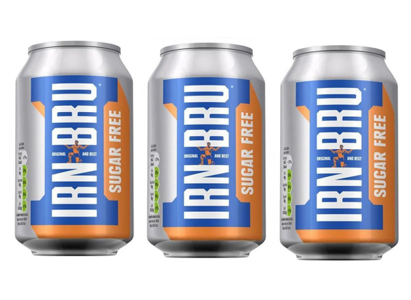 Набор из 3 газированных напитков IRN-BRU по 330 мл (Sugar Free ...