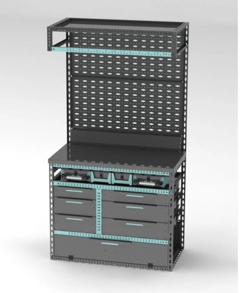 EvoGarage Шкаф производственный,55х108х203см - купить с доставкой по ...
