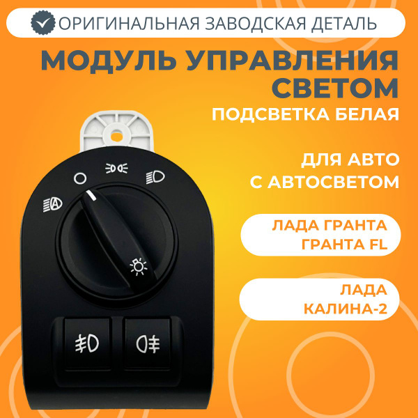 Блок управления светом 2190 FL (передние и задние противотуманки, Автомат) АВАР