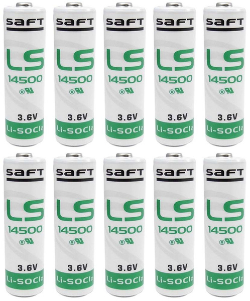 LS 14500 Saft батарейка 3,6 V (AA) для теплосчётчиков, извещателей ...