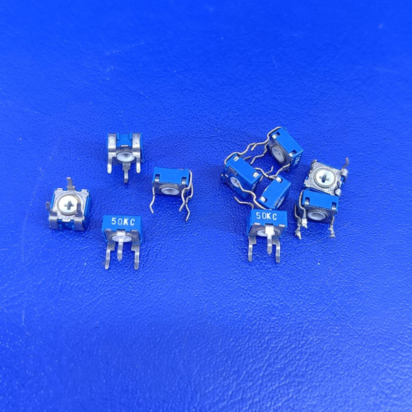 10 штук Резистор подстроечный 50кОм 50K 3pin 5x5 ACP (арт.78747 ...