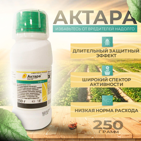 Актара Инсектицид против колорадского жука, 250 мл - купить с доставкой ...