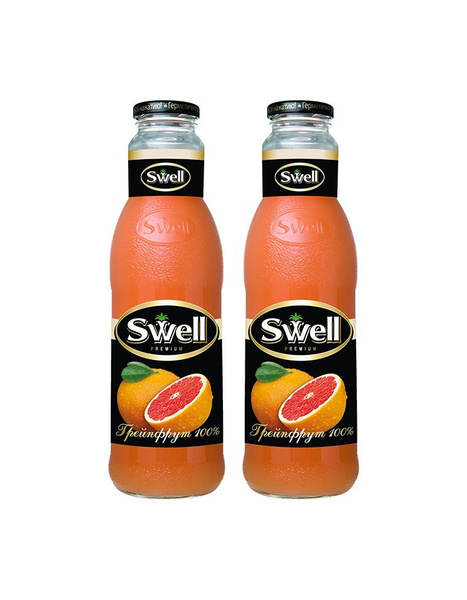 Сок Swell Грейпфрутовый, 2 шт x 750 мл - купить с доставкой по выгодным ...
