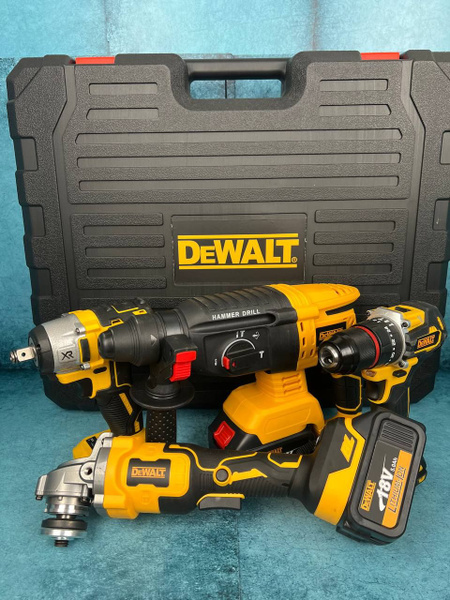 Набор аккумуляторного инструмента DeWalt 4 в 1 18V / набор инструментов ...