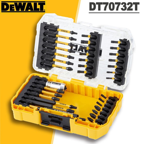 DEWALT DT70732T-QZ Набор магнитных ударных сверл, Набор бит для ...