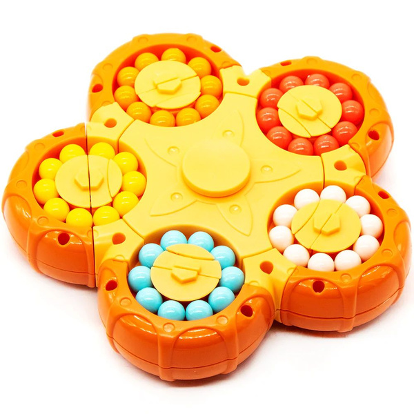 Шаробол Пентагональный / Спиннер Кольца Пятнашки / Оранжевый цвет ...