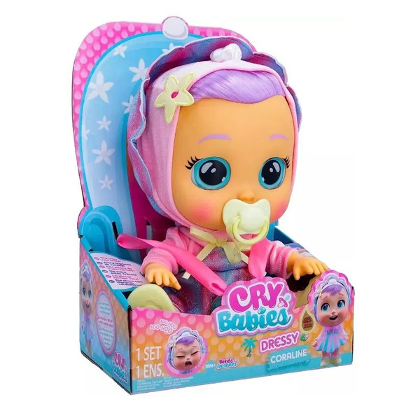 Плачущая интерактивная кукла Cry Babies Coraline / Край бебис Коралин ...