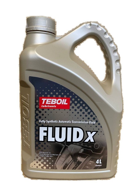 Трансмиссионная жидкость для АКПП Тебоил FLUID X 4л - купить по ...