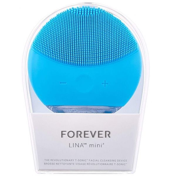 Силиконовая аккумуляторная вибро-щетка массажер для чистки лица Forever ...