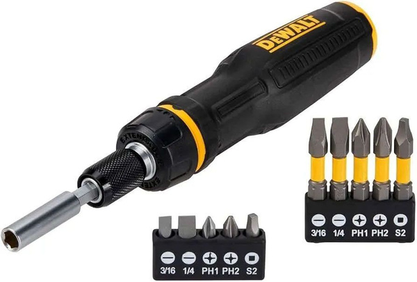 Телескопическая отвертка с храповым механизмом DeWALT DWHT68001-0 ...
