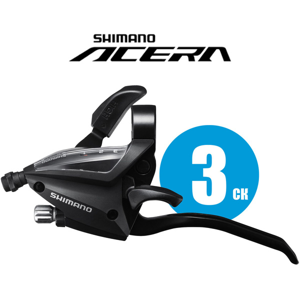 Шифтер (манетка), ручка тормоза Shimano ST-EF500, 3 скорости, под 4 ...