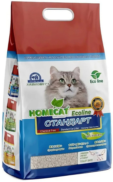 Homecat Наполнитель Минеральный Комкующийся - купить с доставкой по ...