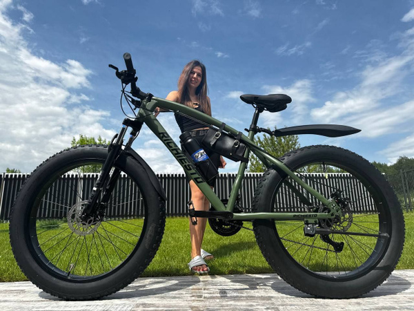 Велосипед фэтбайк, Fatbike Richiesto 26" горный, Взрослый Подростковый ...