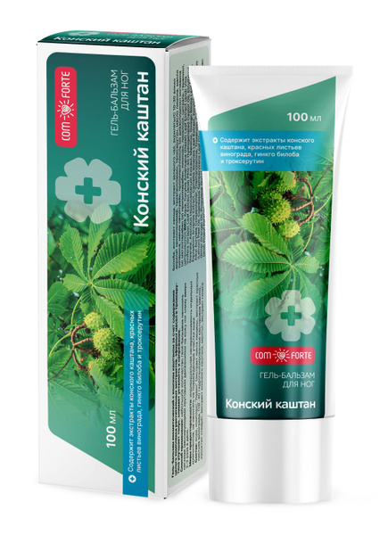 Конский каштан ComForte, гель-бальзам для ног косметический 100 мл ...