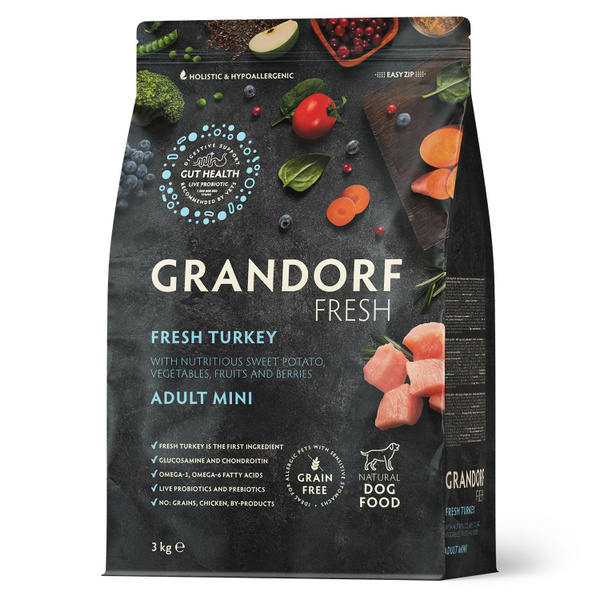Grandorf Fresh Cat KITTEN Lamb & Sweet Potato: Ягненок, Индейка и Батат ...