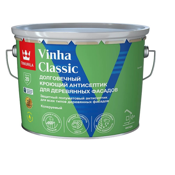Антисептик tikkurila vinha classic Антисептик tikkurila vinha classic