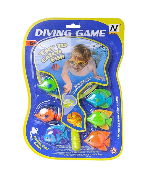 Рыбалка Abtoys Игры в воде, "Поймай рыбку", сачок, 6 тропических рыб ...