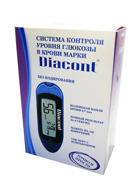 Глюкометр Диаконт Компакт (Diacont Compact) - купить с доставкой по ...