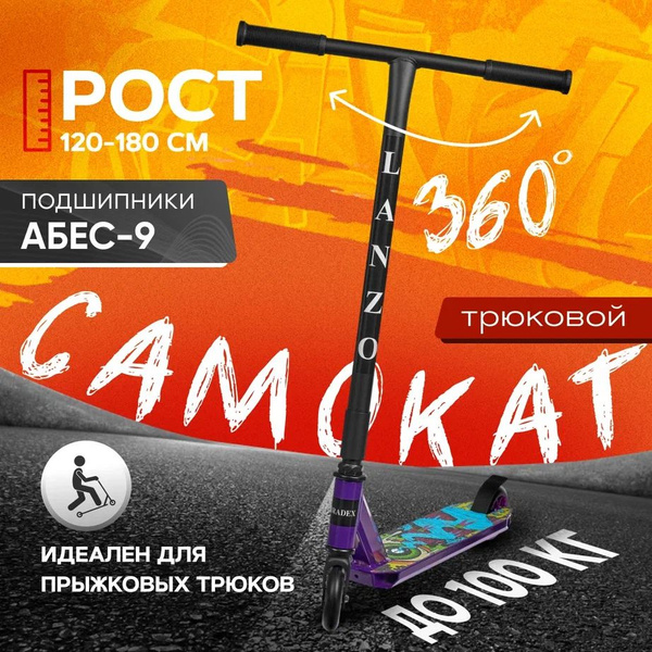 Самокат Трюковой самокаты, - купить по выгодной цене в интернет ...