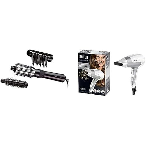 Фен для волос Braun Расческа для завивки горячим воздухом Braun Satin ...