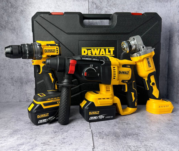 Набор аккумуляторного электроинструмента 18V DeWalt 3в1 , ушм 125 ...