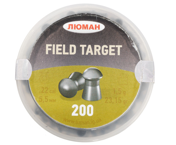 Пульки для пневматики Люман Field Target (1.5 г, 5.5 мм, 200 шт) купить ...