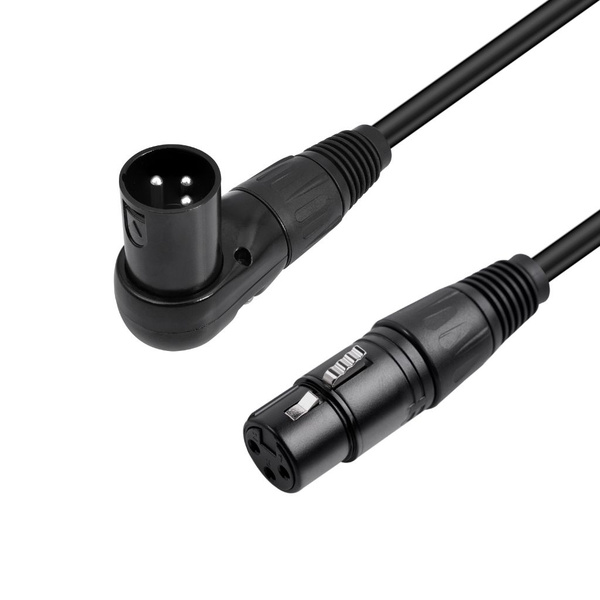 90-градусный XLR-разъем - прямой XLR-разъем, аудиокабель 30 см купить ...