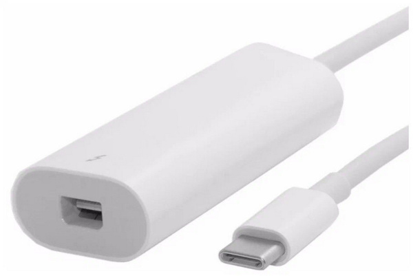 Переходник/адаптер Apple Thunderbolt 3 - Thunderbolt 2, белый (MMEL2ZM ...