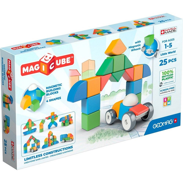Конструктор Geomag Магнитные кубики, 4 формы, 25 эл. - купить с ...