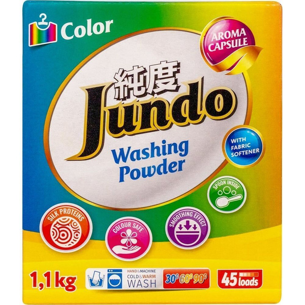 Jundo Стиральный порошок 1100 г 45 стирок Для цветных тканей - купить с ...