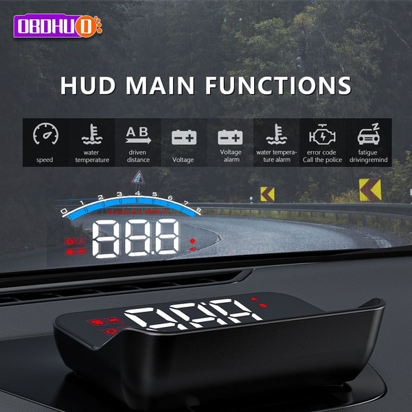 HUD проекция на лобовое стекло автомобиля M6S OBD2, проектор скорости ...