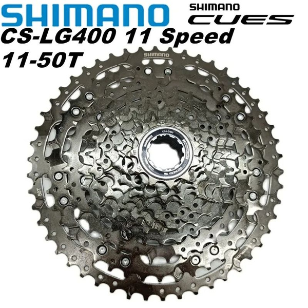 Кассета Shimano Cues CS-LG400,11-50T,11 скоростей,Велосипед Маховик ...