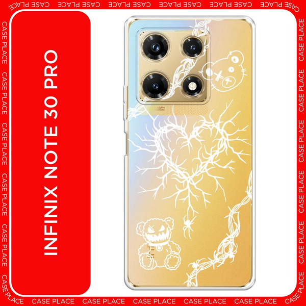 Силиконовый чехол на Infinix Note 30 Pro / Инфиникс Нот 30 Про аниме ...