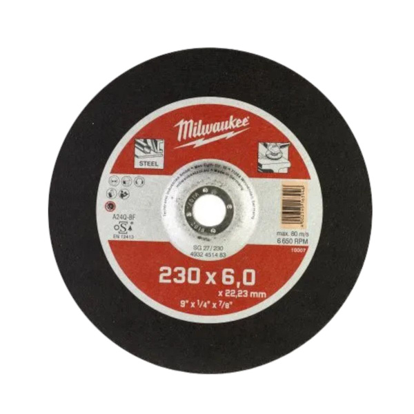 Диск шлифовальный Milwaukee 230x6x22.23 - купить по низким ценам в ...