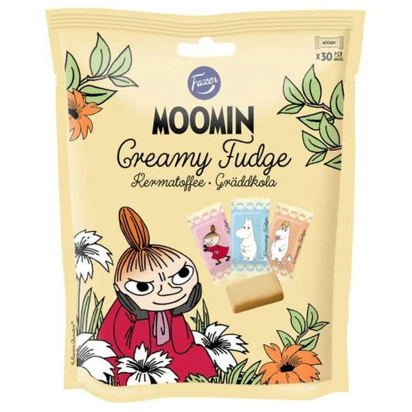 Конфеты Fazer Moomin Soft Fudge мягкие ириски, 160 г, 30 шт (Финляндия ...