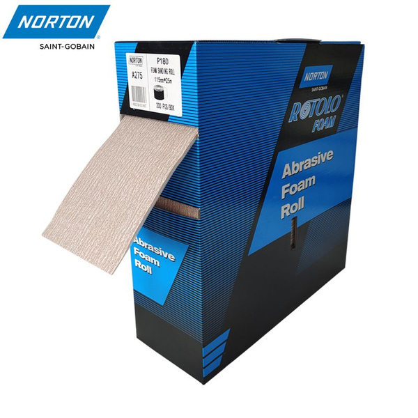 Лист шлифовальный/шкурка NORTON Saint-Gobain 115 мм P180 Ручной ...
