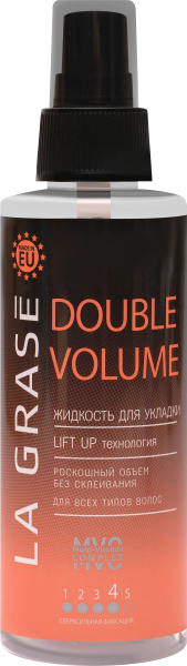 Жидкость для укладки волос LA GRASE Double Volume, 150мл - 3 уп ...