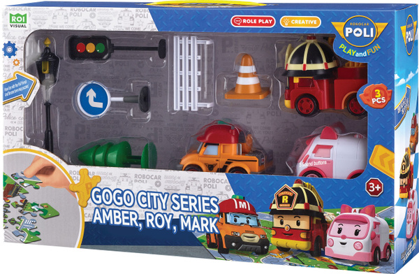 Игровой набор Робокар Поли Городская служба с Роем, Robocar Poli, ZR ...