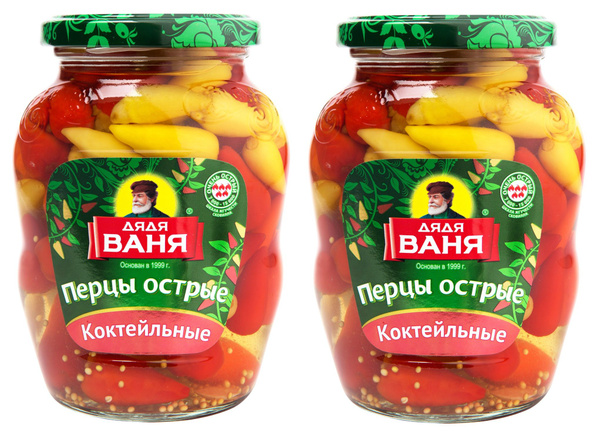 Перец коктейльный Дядя Ваня 2 штуки по 350 гр - купить с доставкой по ...