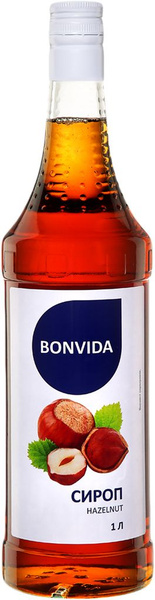 Сироп BONVIDA со вкусом Лесной орех, 1л - купить с доставкой по ...