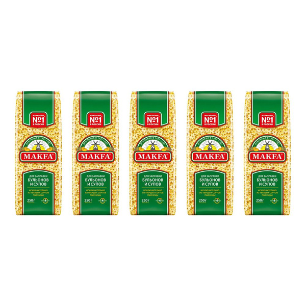 Makfa/ Макароны "Звездочки", 250 г, 5 шт купить на OZON по низкой цене ...