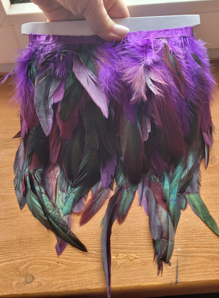 Перья для рукоделия на ленте. Длина 3 метра. - купить по выгодной цене ...