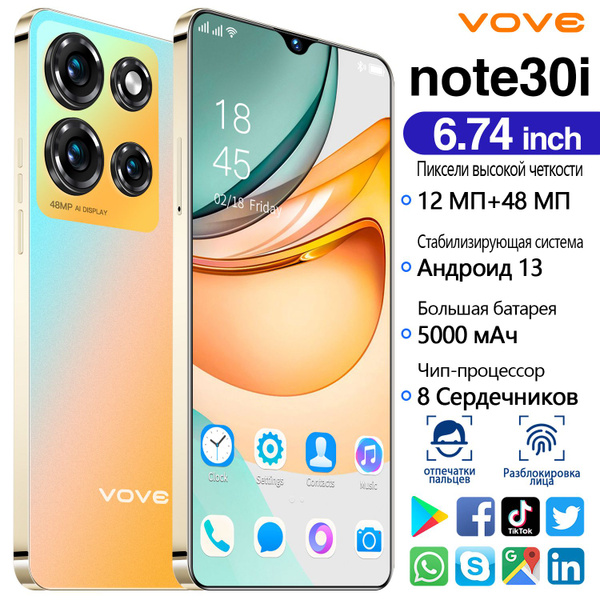 Смартфон note30i абсолютно новый оригинальный мобильный телефон ...