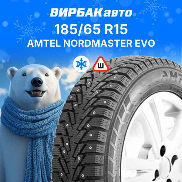 Шины для легковых автомобилей Amtel 185/65 15 Зима Шипованные - купить ...