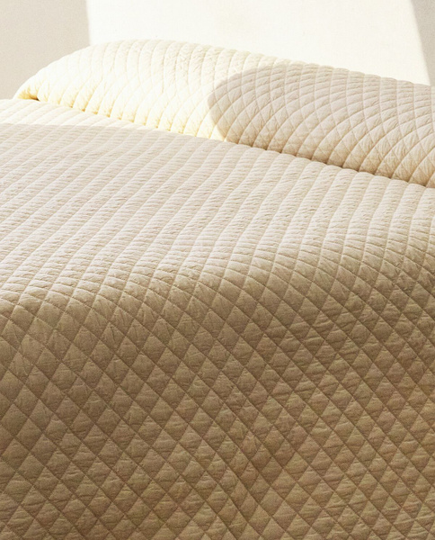 Покрывало ZARA HOME Стеганое Стеганое Одеяло С Бриллиантами 250x 230 см ...