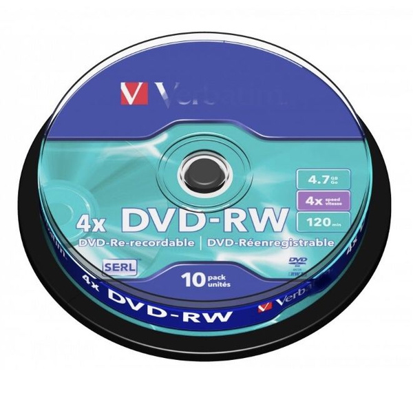 Диск для записи DVD-RW, 4,7 ГБ, 10 шт - купить с доставкой по выгодным ...