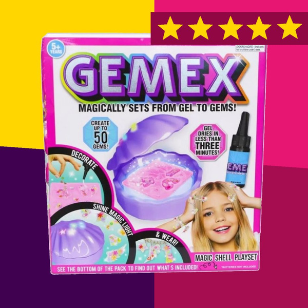 Набор для создания украшений Gemex Magic Shell светло-розовый 20 см ...